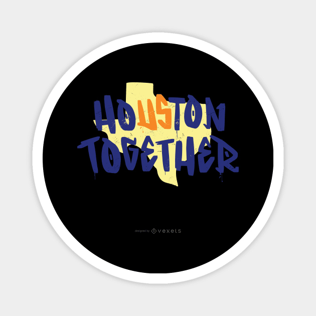 Houston Together Magnet by Bestseller